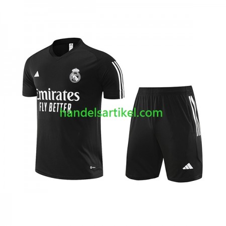 Real Madrid Kinder Schwarz Trainingsshirts 2023/24